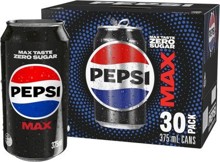 30 PACK 375ML PEPSI MAX CANS