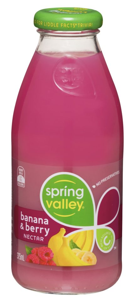 300ML SPRING VALLEY BANANA/BERRY
