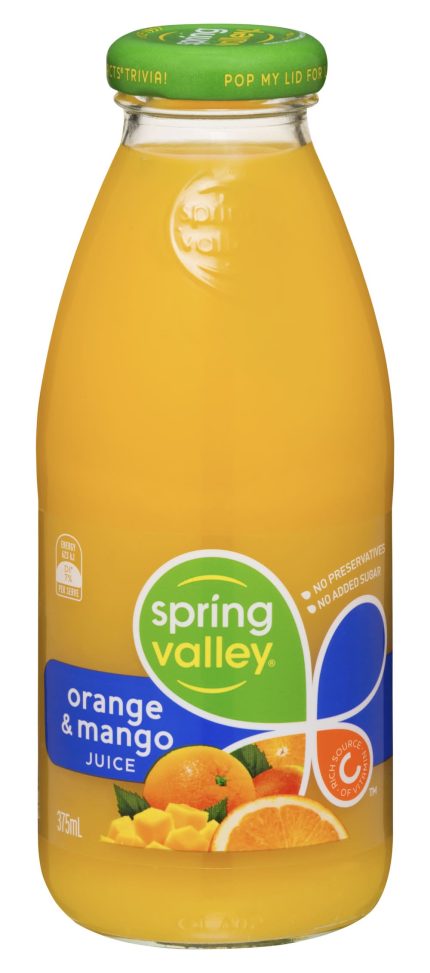 300ML SPRING VALLEY ORANGE/MANGO