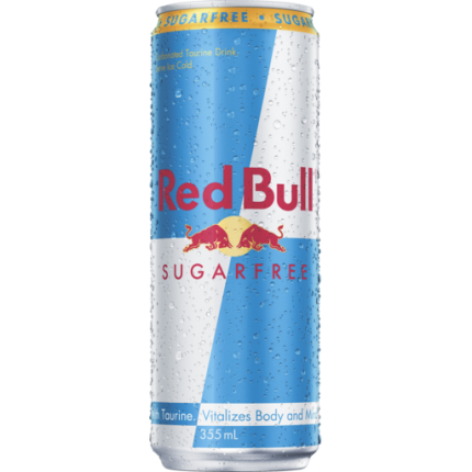 355ML SUGAR FREE RED BULL CANS