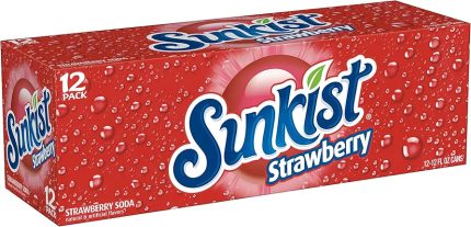 355ML SUNKIST STRAWBERRY 12 PACK