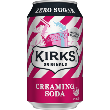 375ML KIRKS NO SUGAR CREAMY SODA
