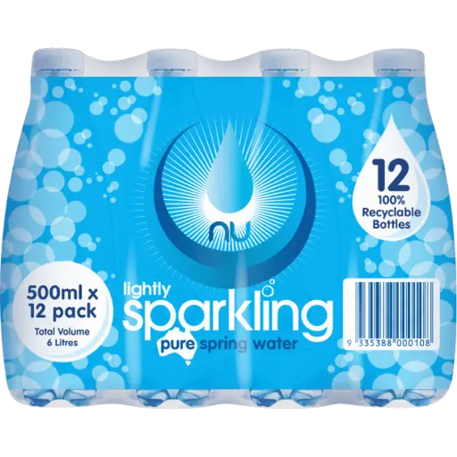 500ML NU SPARKLING WATER 12 PACK X2 500ML NU SPARKLING WATER 12 PACK X2 - Image 1