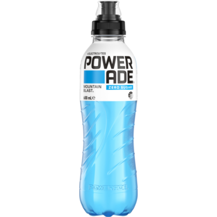 600ML POWERADE ZERO BLUE
