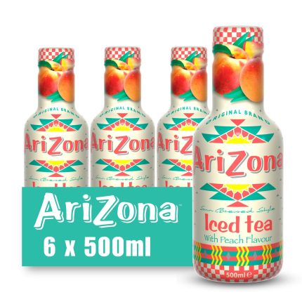 ARIZONA PEACH ICED TEA 6 PACK