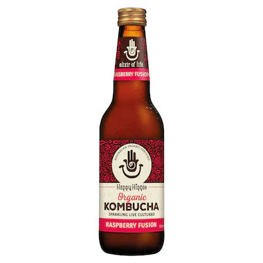 HAPPY HIPPEE KOMBUCHA RASPBERRY