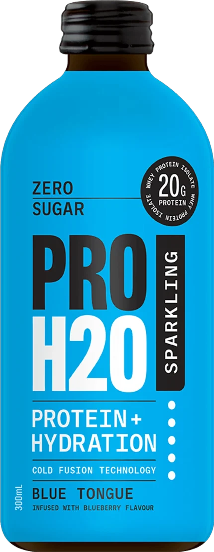 PRO H20 BLUE RASPBERRY PLASTIC BOTTLES
